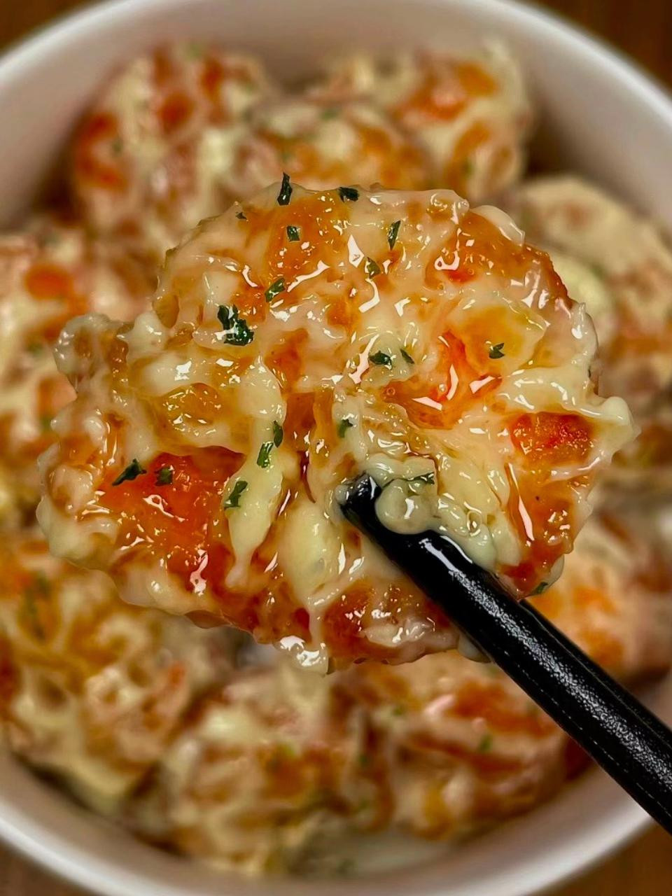 Tôm Sốt Mù Tạt Mềm Mịn Ngất Ngây