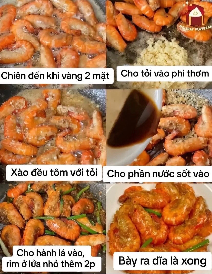 Tôm Sốt Tỏi Ớt Cay Nồng, Đậm Đà Đưa Cơm