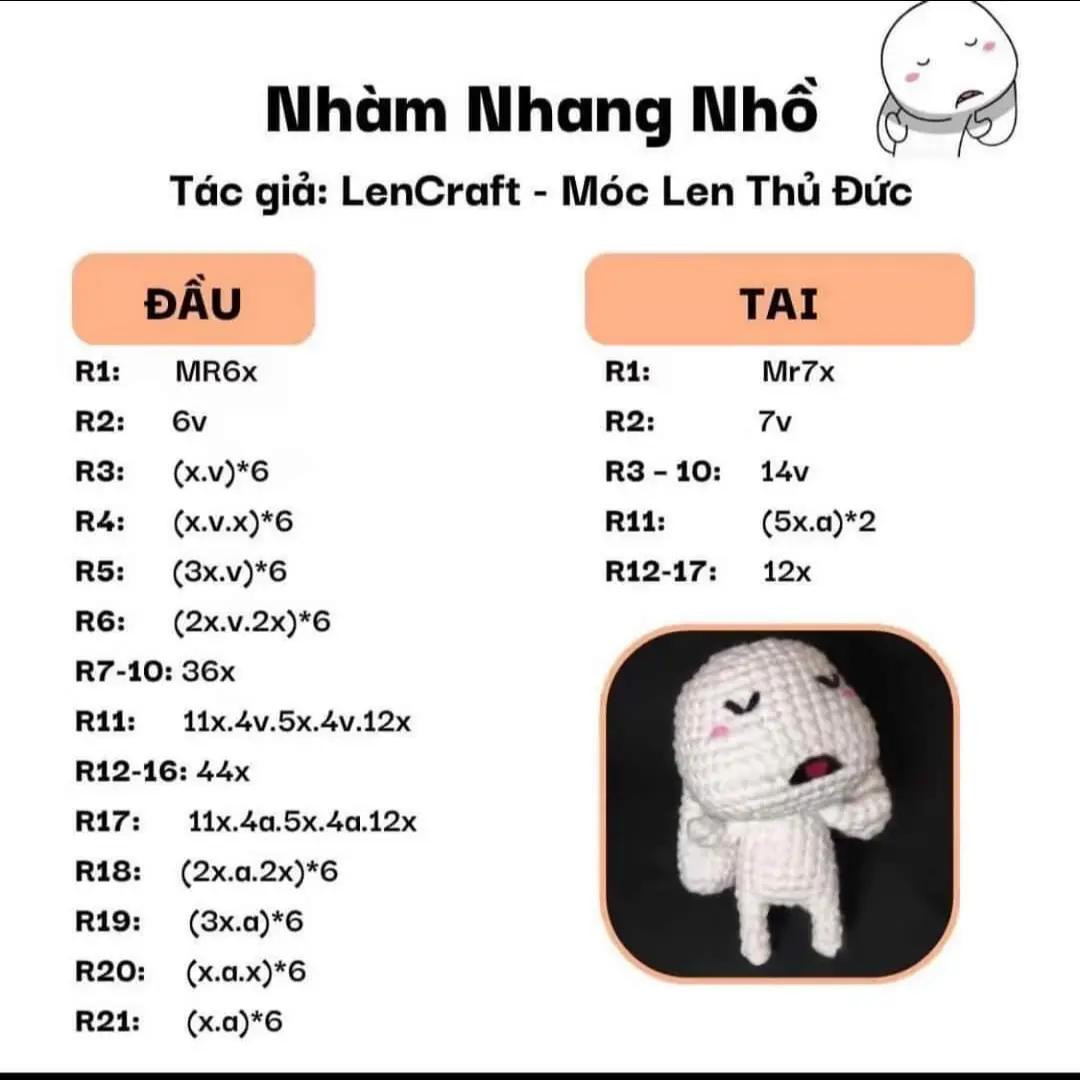 tổng hợp chart móc thỏ bảy màu