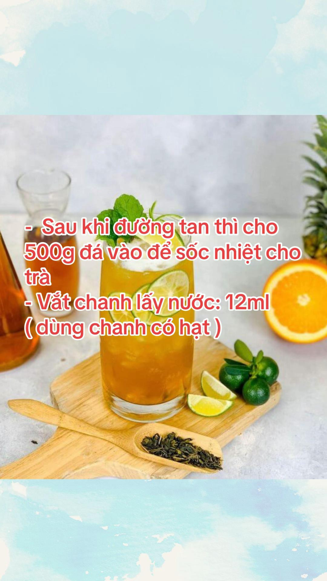 Trà Chanh Mật Ong Tươi Mát Giải Nhiệt Ngày Hè