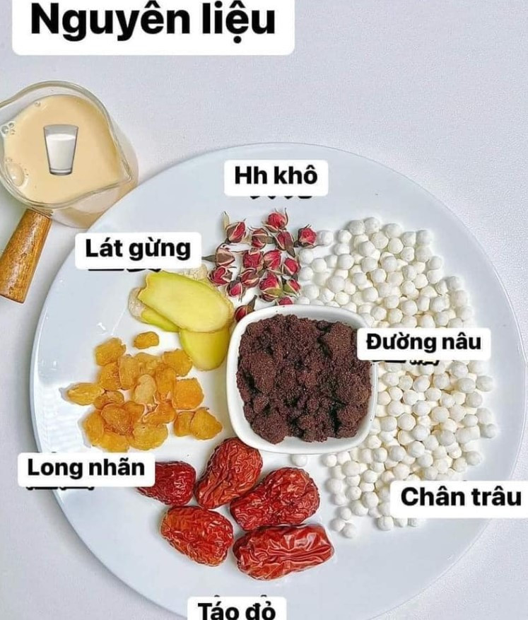 Trà Sữa Tinh Hoa Táo Đỏ Kì Tử Gừng Thanh Nhiệt