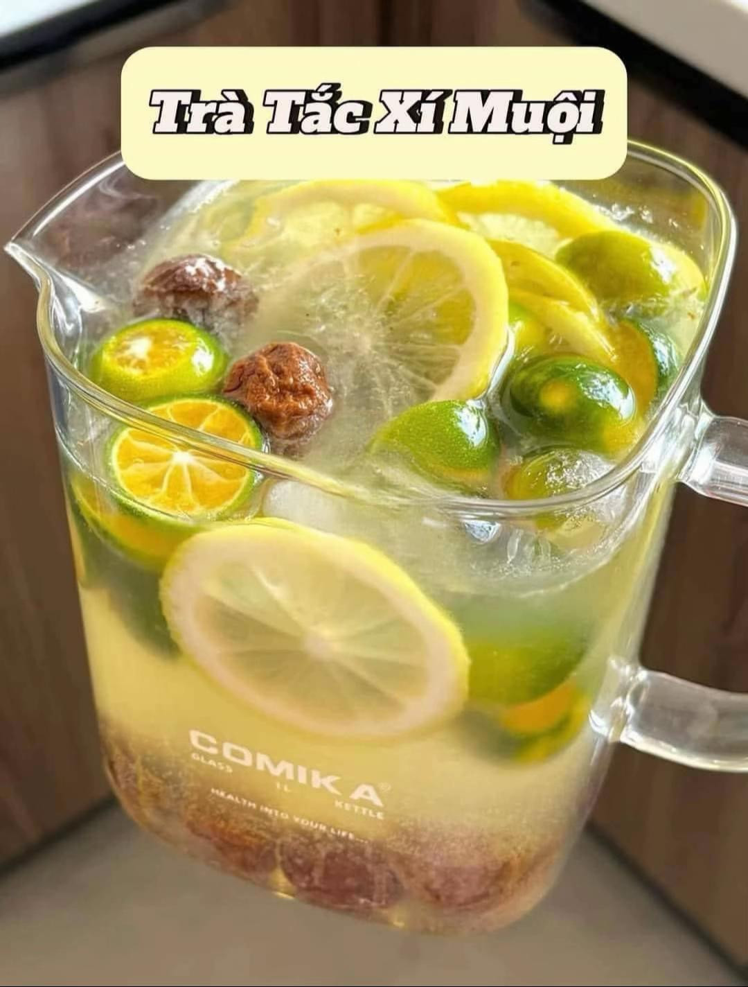 Trà Tắc Xí Muội Mát Lạnh Ngon Hơn Cả Quán