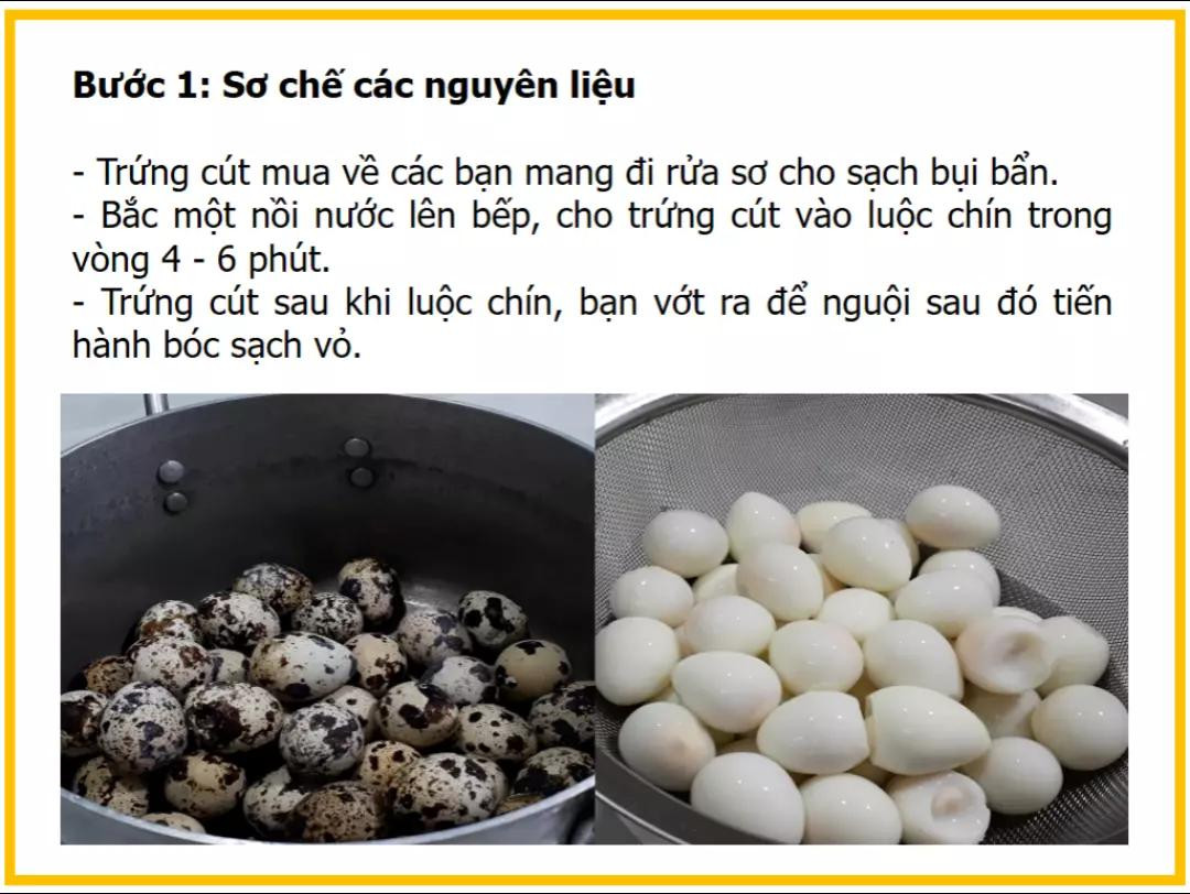 Trứng Cút Rim Sa Tế Cay Nồng Hấp Dẫn