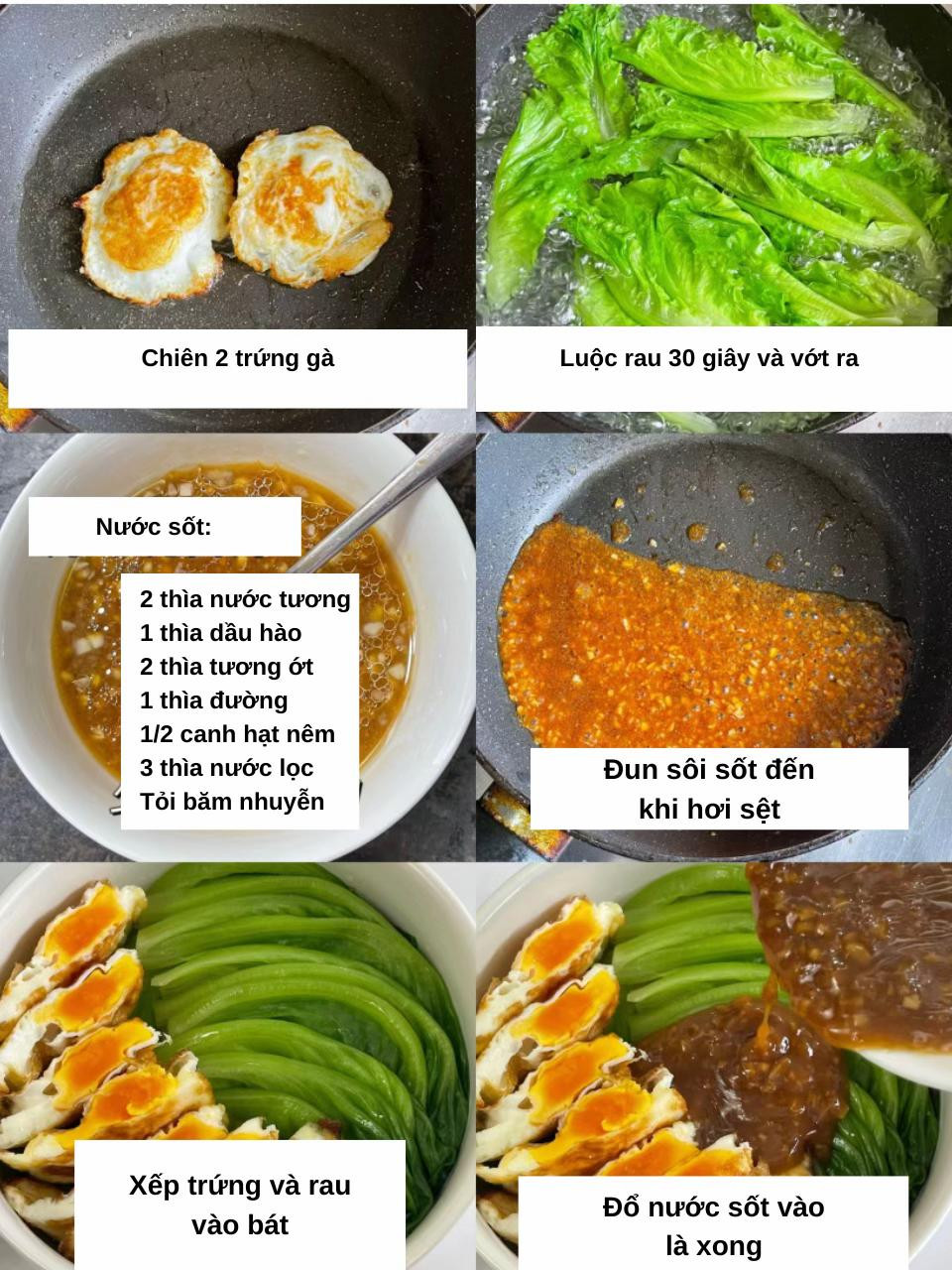 Trứng Xào Rau Diếp - Hương Vị Tươi Mát Giảm Cân