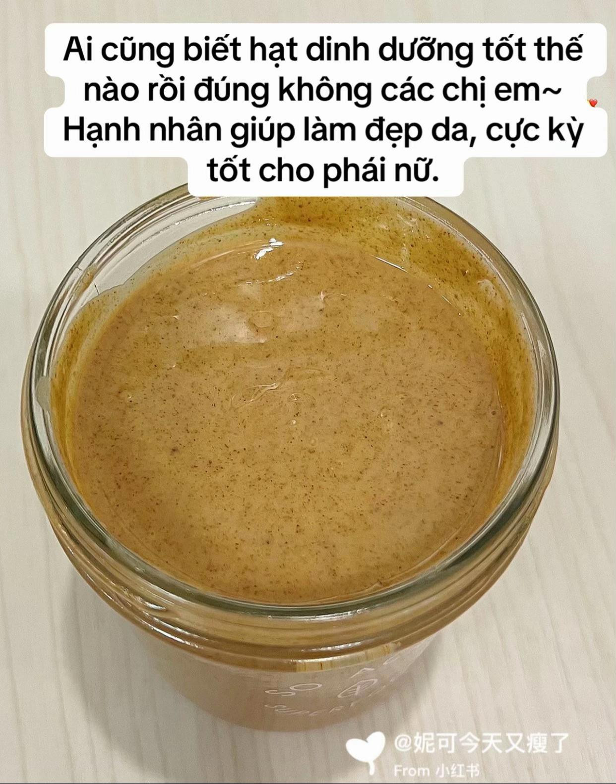 📮 Tự làm bơ hạnh nhân không đường vị muối biển – niềm vui của người giảm cân!