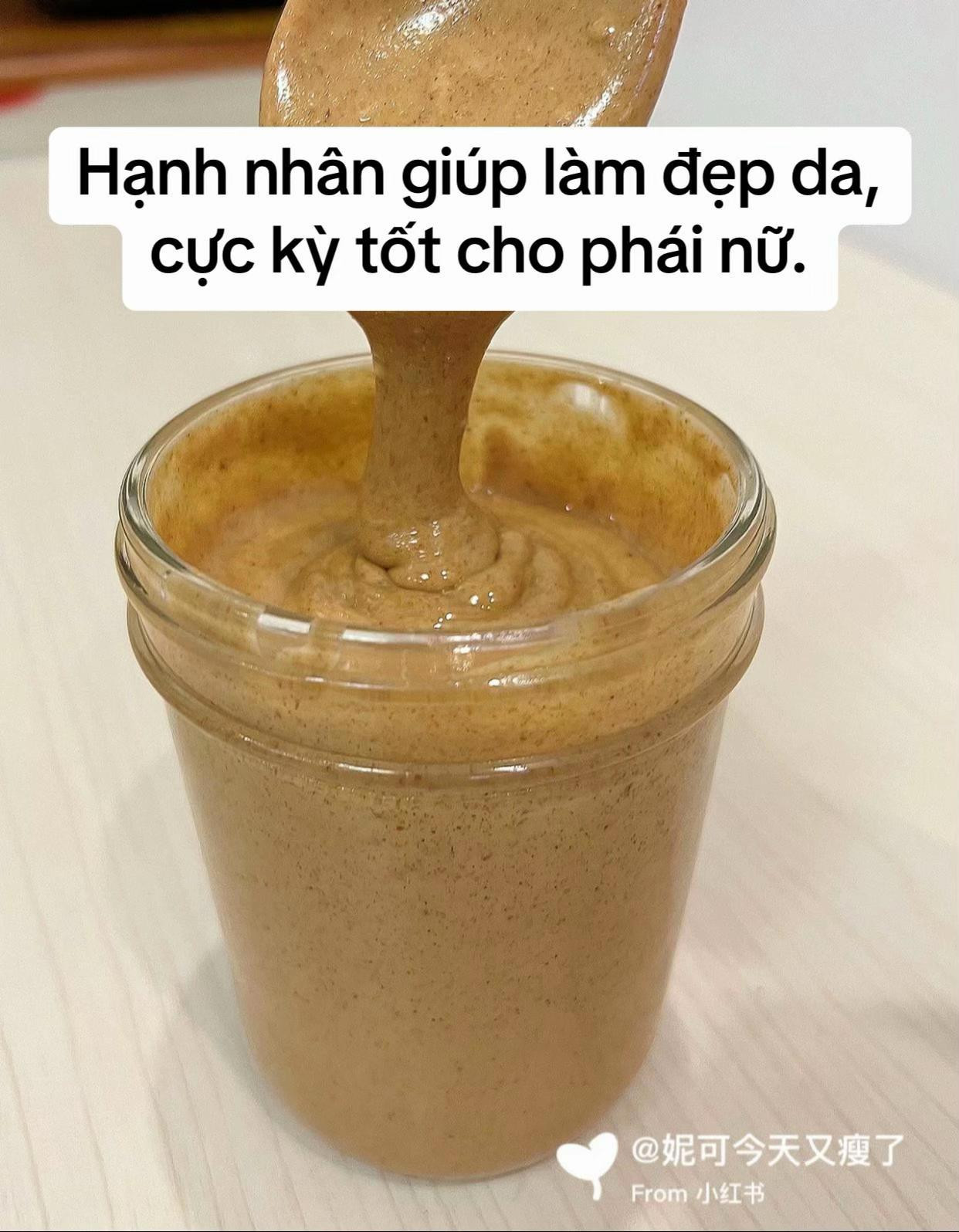 📮 Tự làm bơ hạnh nhân không đường vị muối biển – niềm vui của người giảm cân!