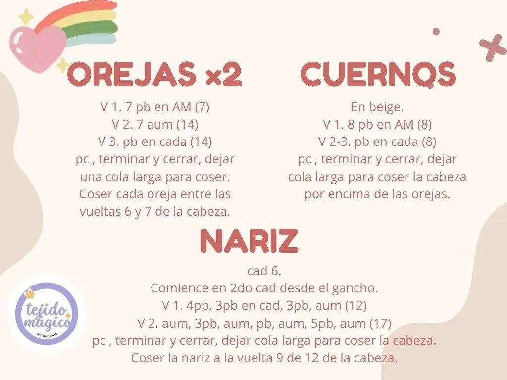 Vaquita Amigurumi: Patrón Gratis para Tejer