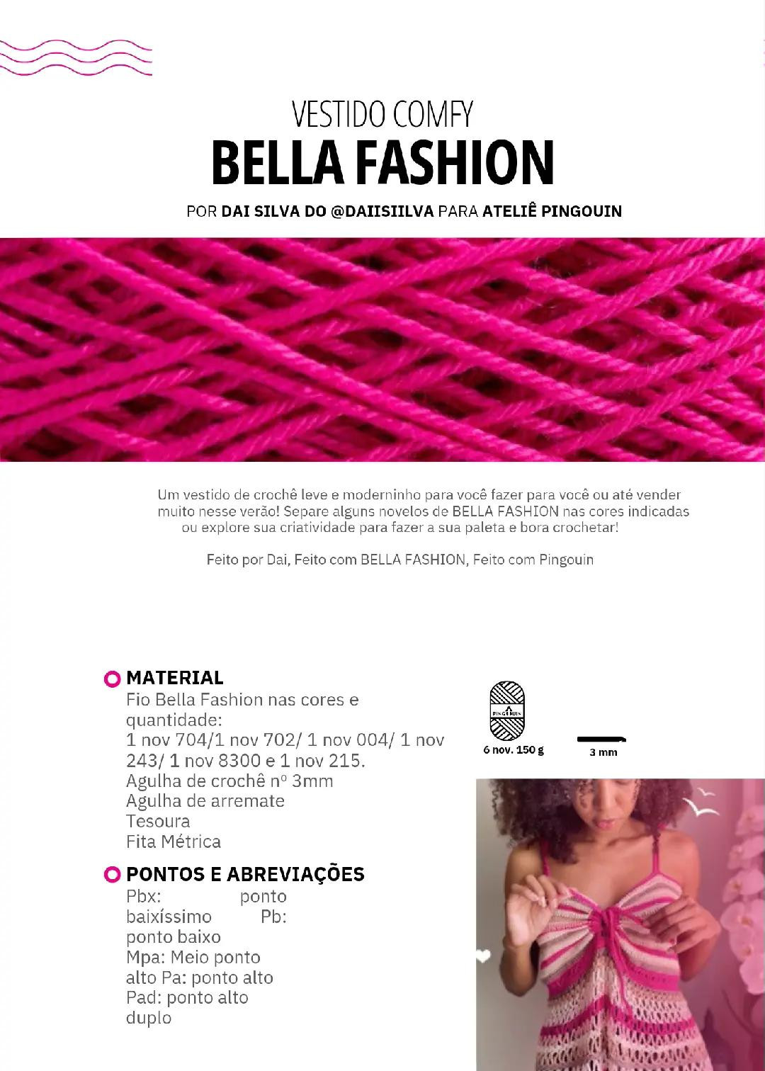 Vestido de Crochê Colorido para o Verão