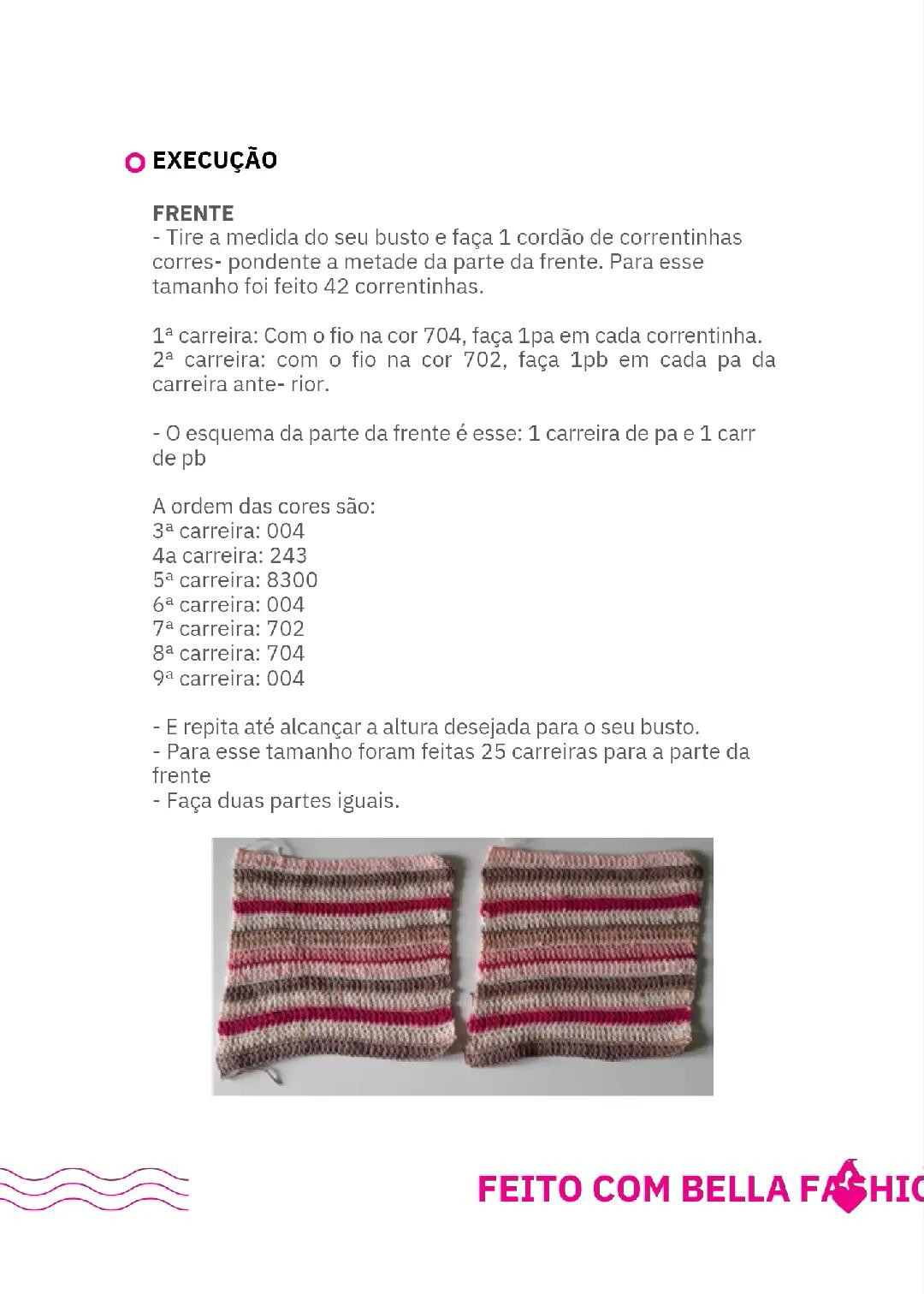 Vestido de Crochê Colorido para o Verão