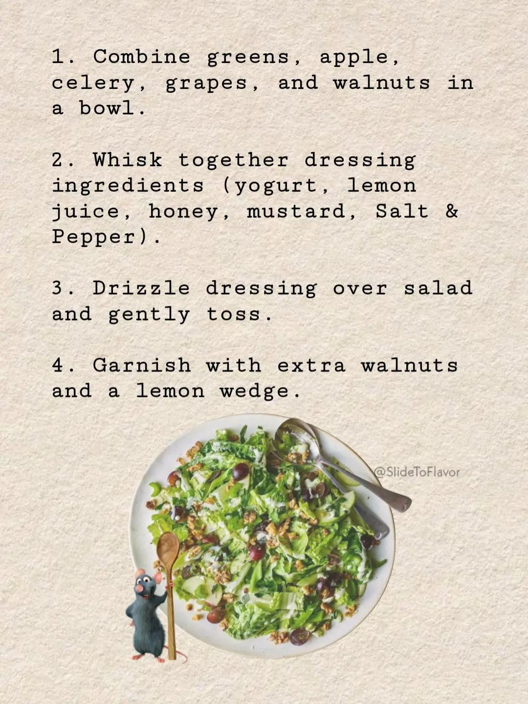 Waldorf Salad Recipe 🥗🇺🇸