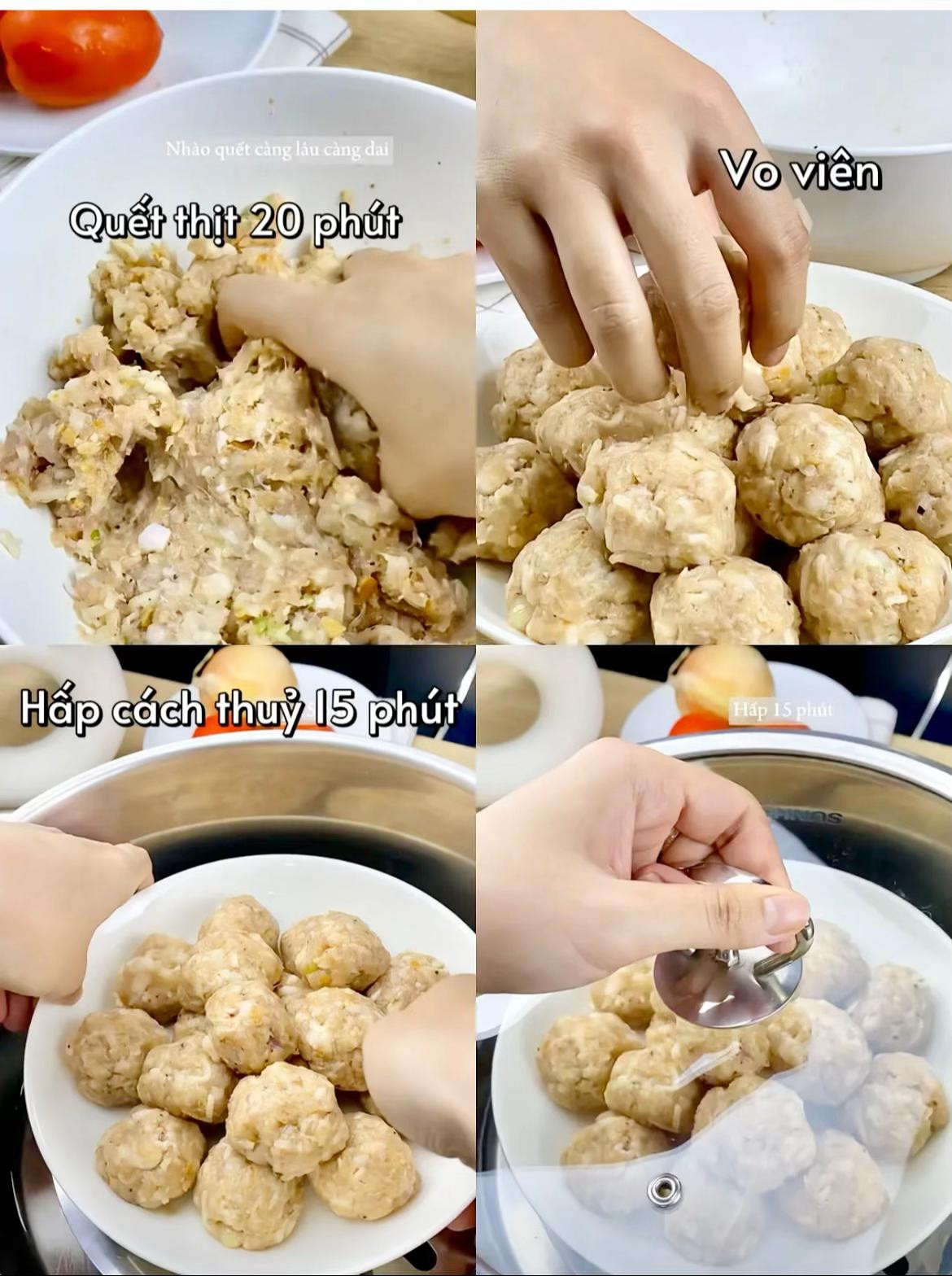 Xíu Mại Sốt Cà Chua Đậm Đà