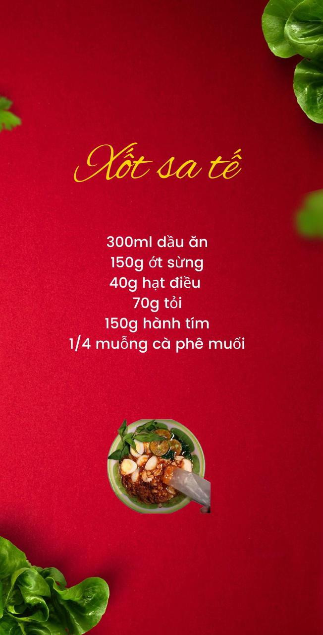 Xốt Chấm Bánh Tráng Đậm Đà Mê Ly