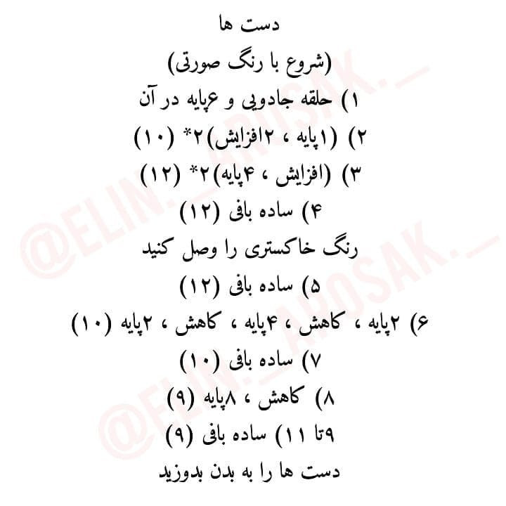 آموزش بافت عروسک موش رایگان