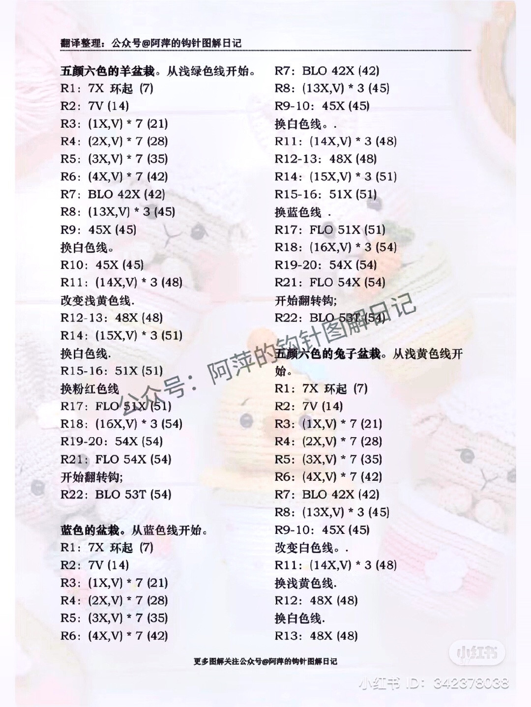 Adorable Crochet Animals in Colorful Yarn Pots