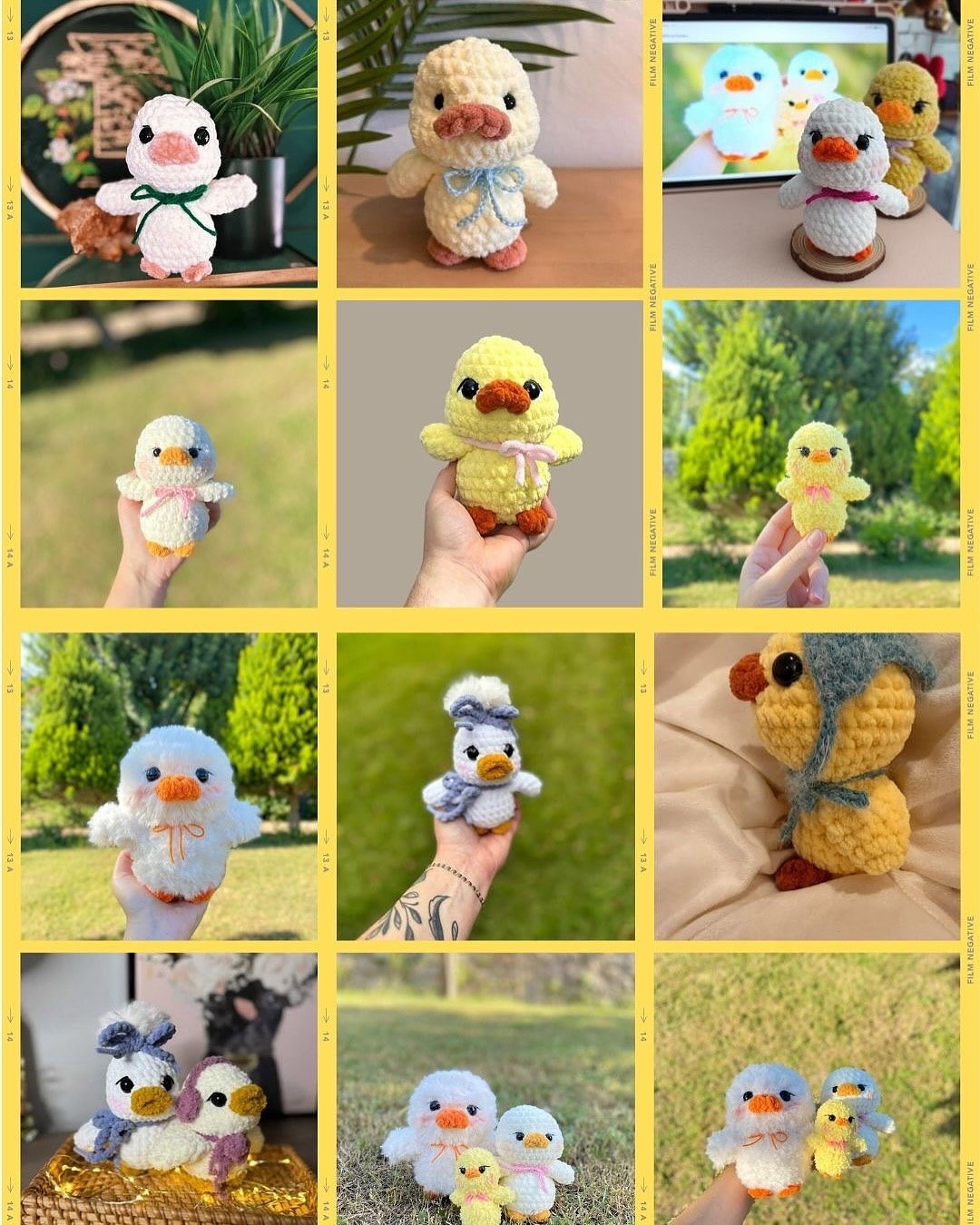 Adorable Crochet Duck Family Free Pattern Download
