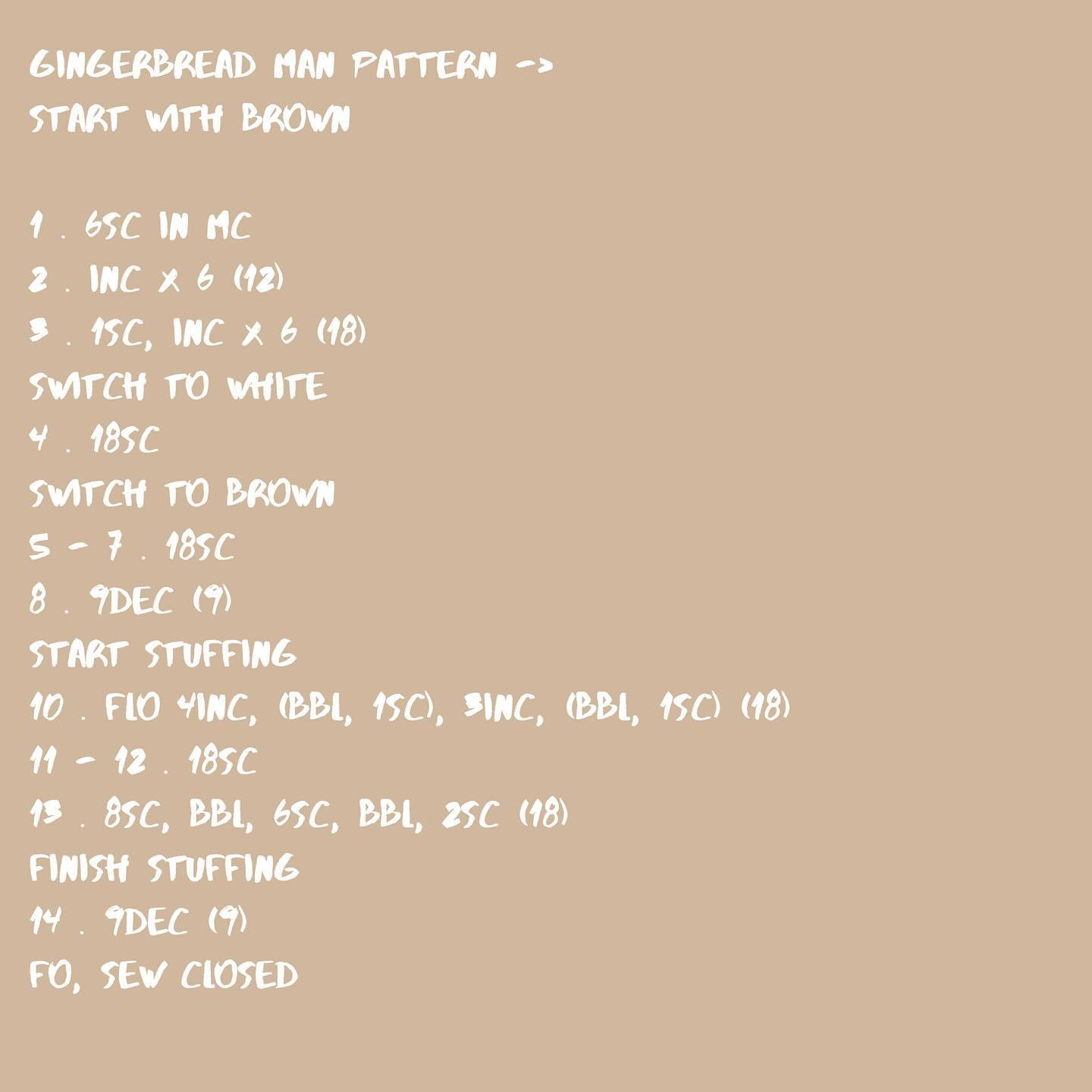 Adorable Crochet Pattern for Cute Brown and White Stuffed Toy