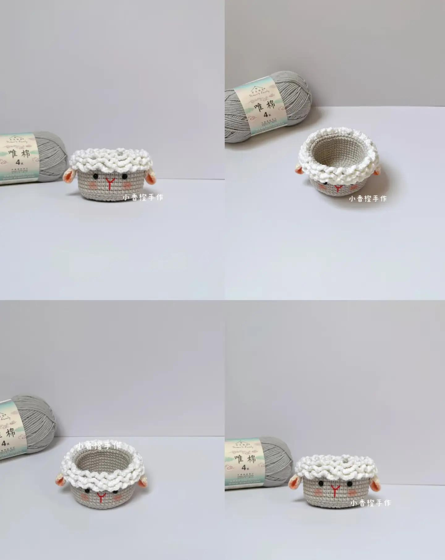 Adorable Crochet Sheep Basket Pattern for Beginners