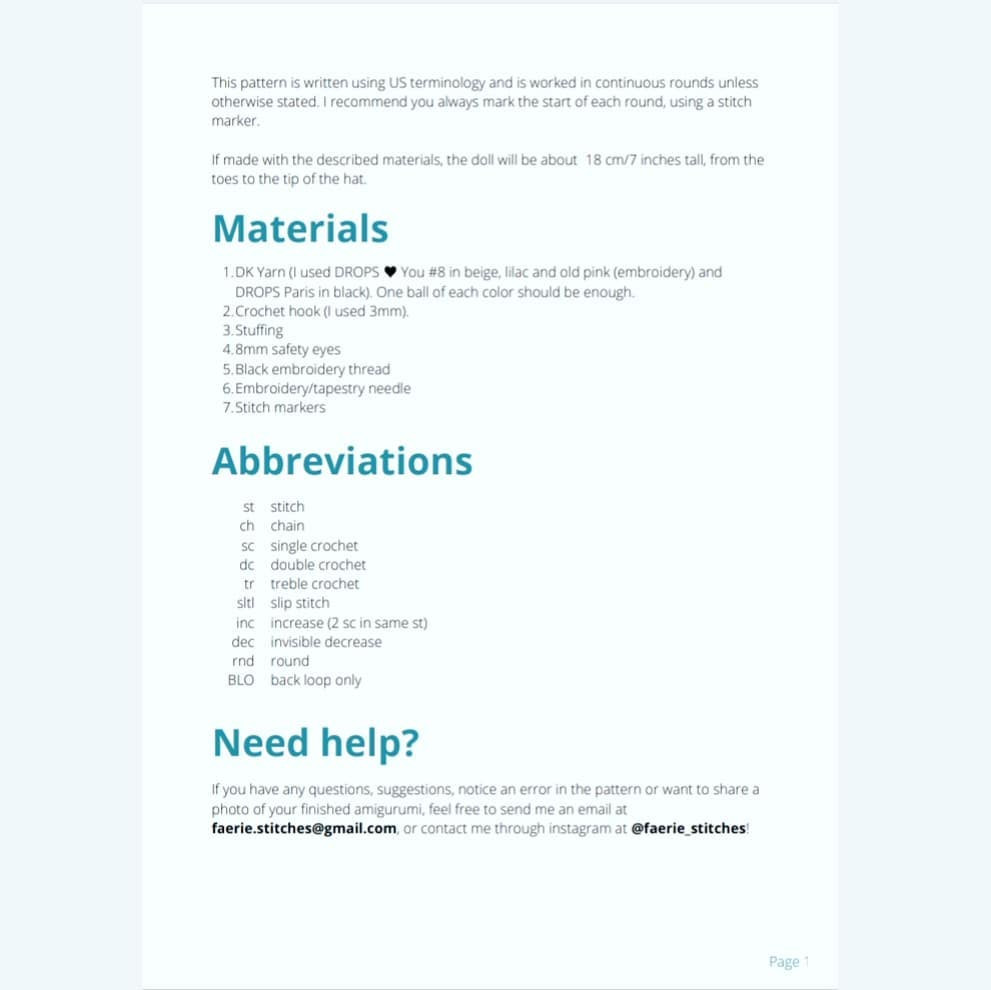 Adorable Crochet Witch Doll Pattern for Halloween Fun