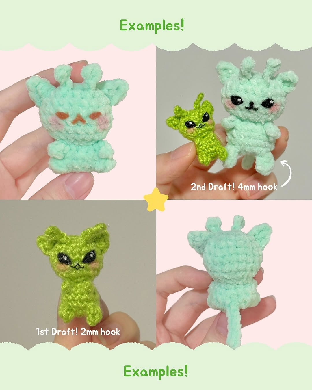 Adorable Mint Green Crochet Creature Free Pattern