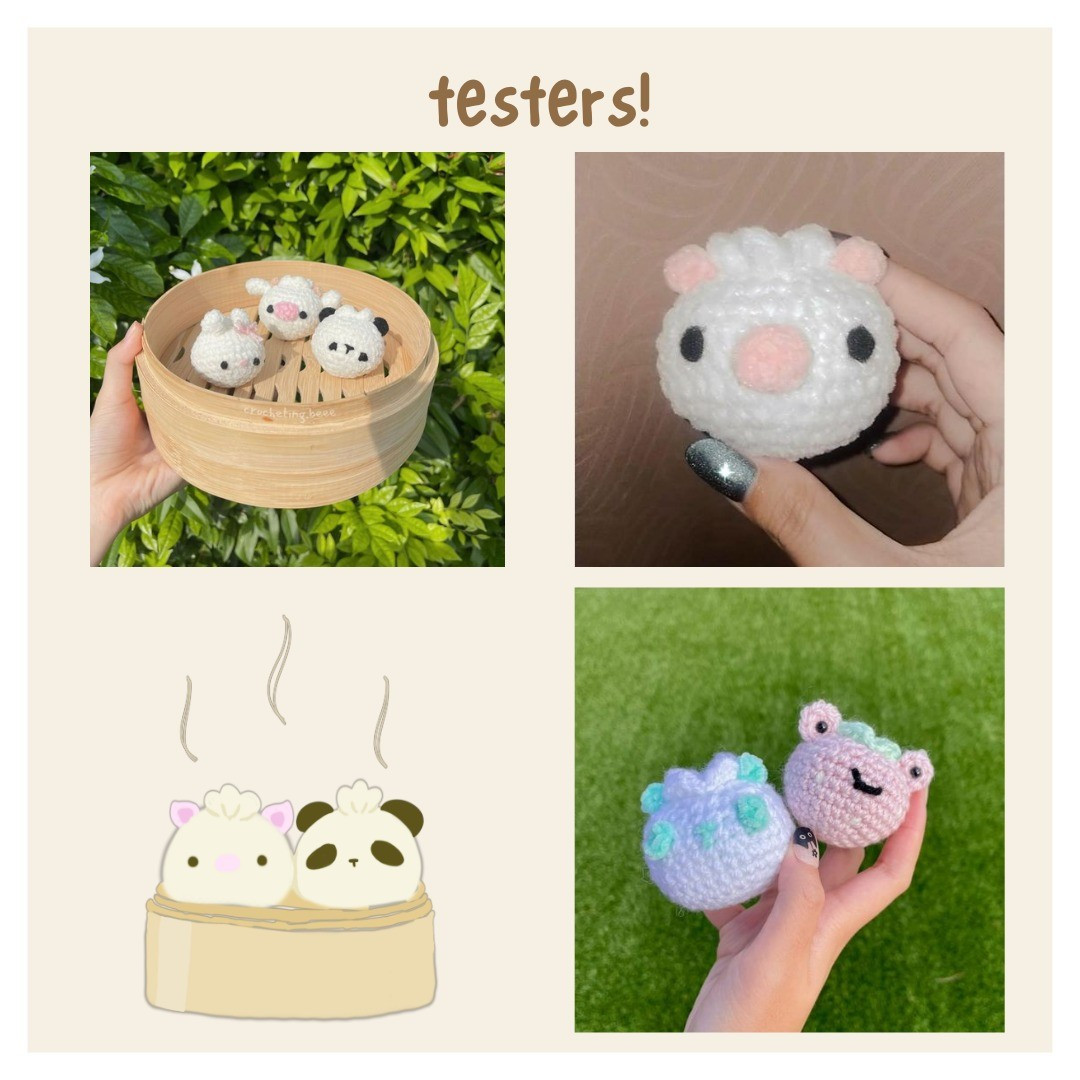 Adorable Panda and Piggy Crochet Bao Delights
