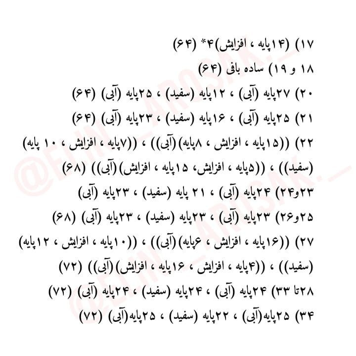 الگوی قلاب بافی رایگان برای عروسک های توتورو