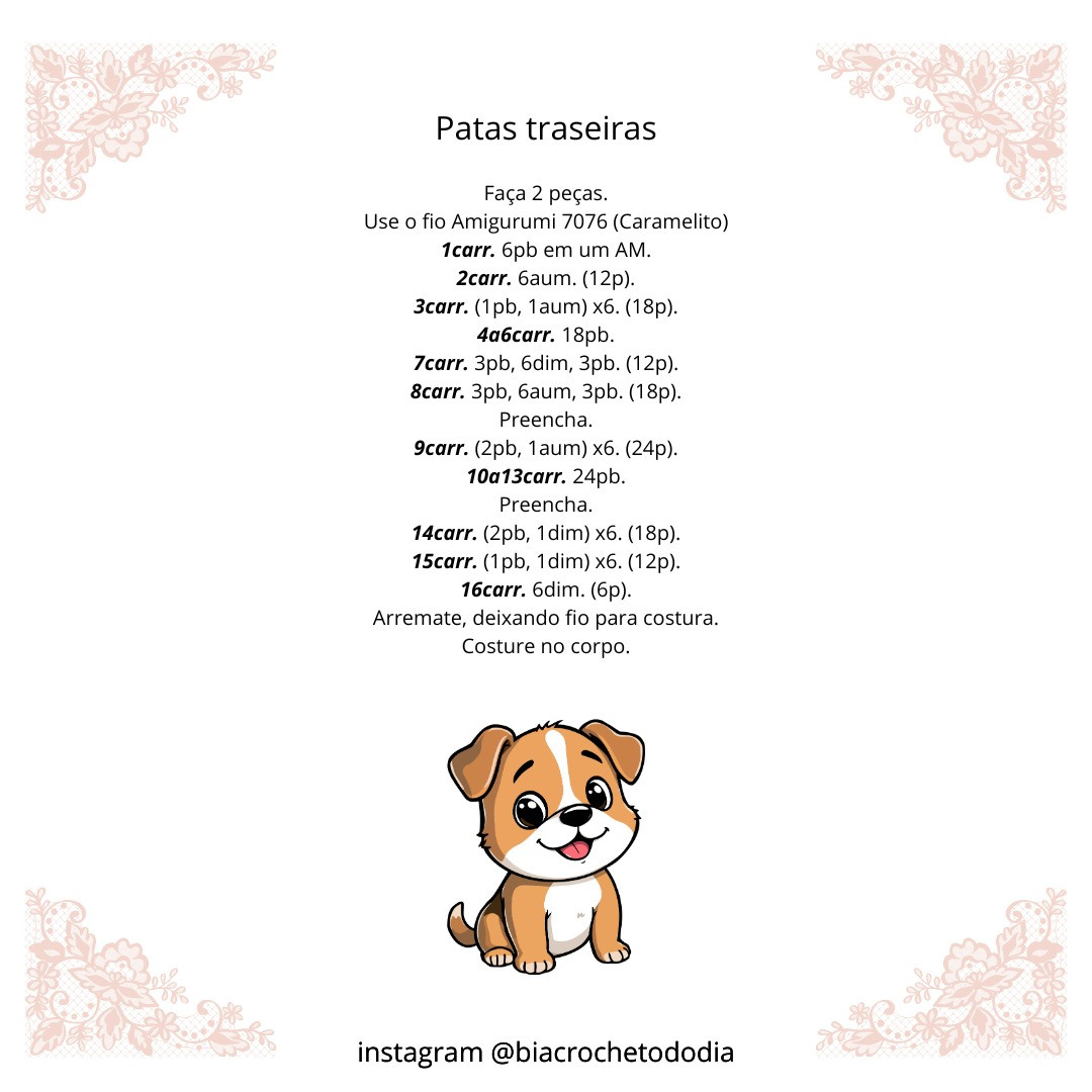 Amigurumi Caramelo: Tutorial de Crochê para Cachorro Fofo