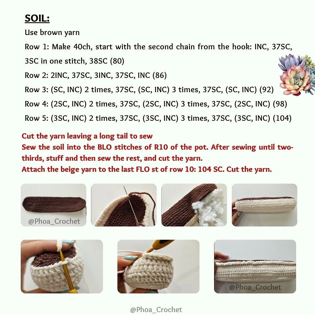 Amigurumi Crochet Pattern: Cute Cactus Garden Free Tutorial