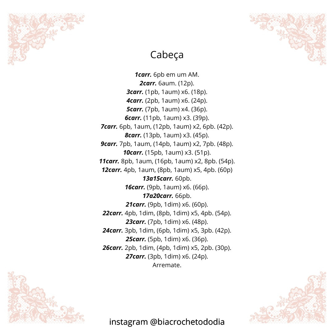 Amigurumi do Urso Frankie: Guia de Crochê Detalhado