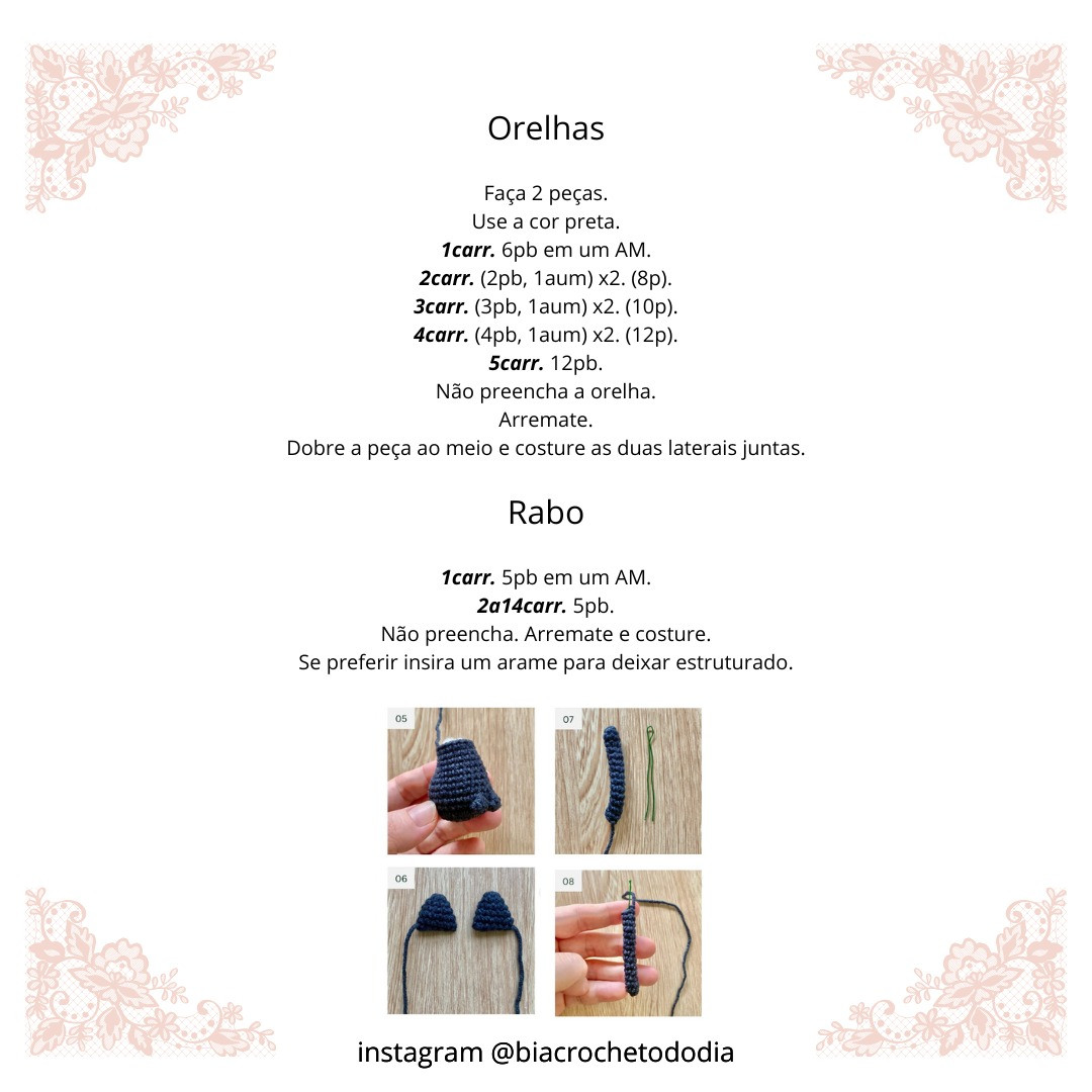 Amigurumi: Gato Preto Perfeito para Iniciantes em Crochê