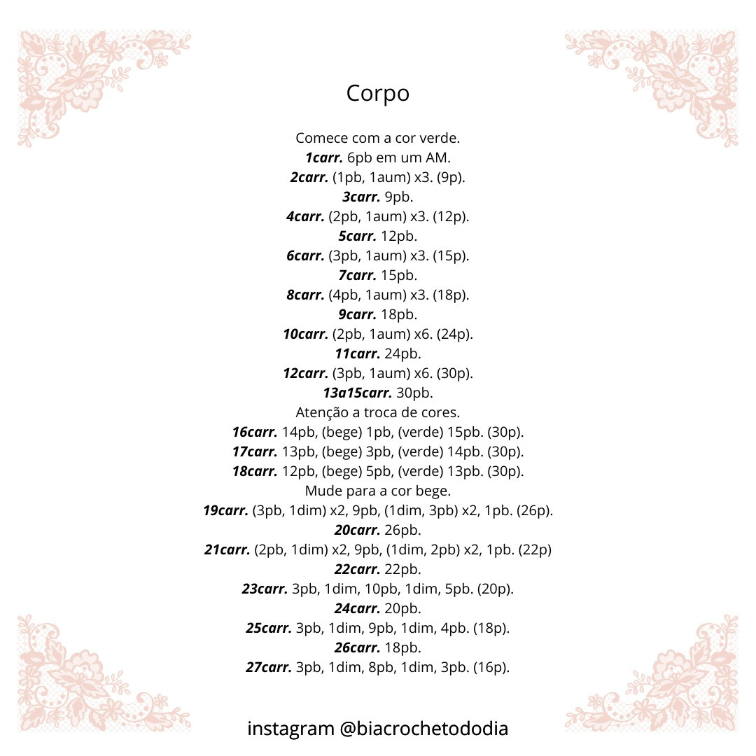 Amigurumi Pequena Sereia: Receita de Crochê Detalhada Passo a Passo