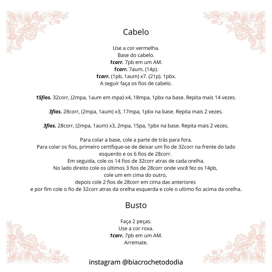 Amigurumi Pequena Sereia: Receita de Crochê Detalhada Passo a Passo