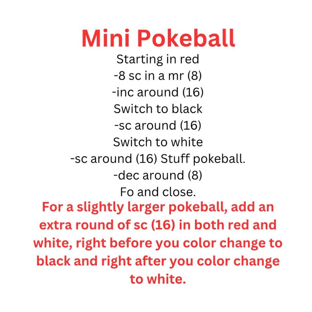 Amigurumi Pokeball Crochet Pattern: Easy and Fun DIY Project