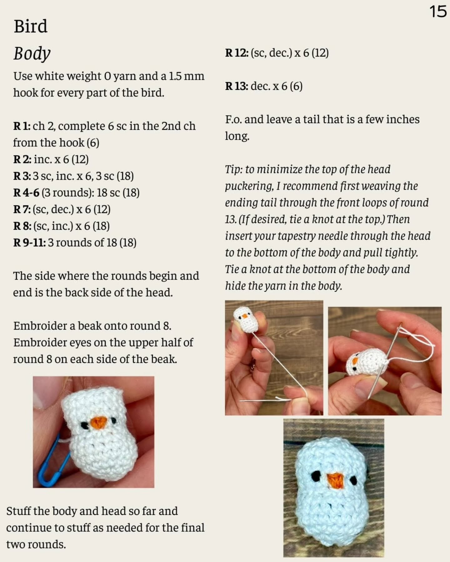 Amigurumi Saint Francis with Animals Crochet Pattern