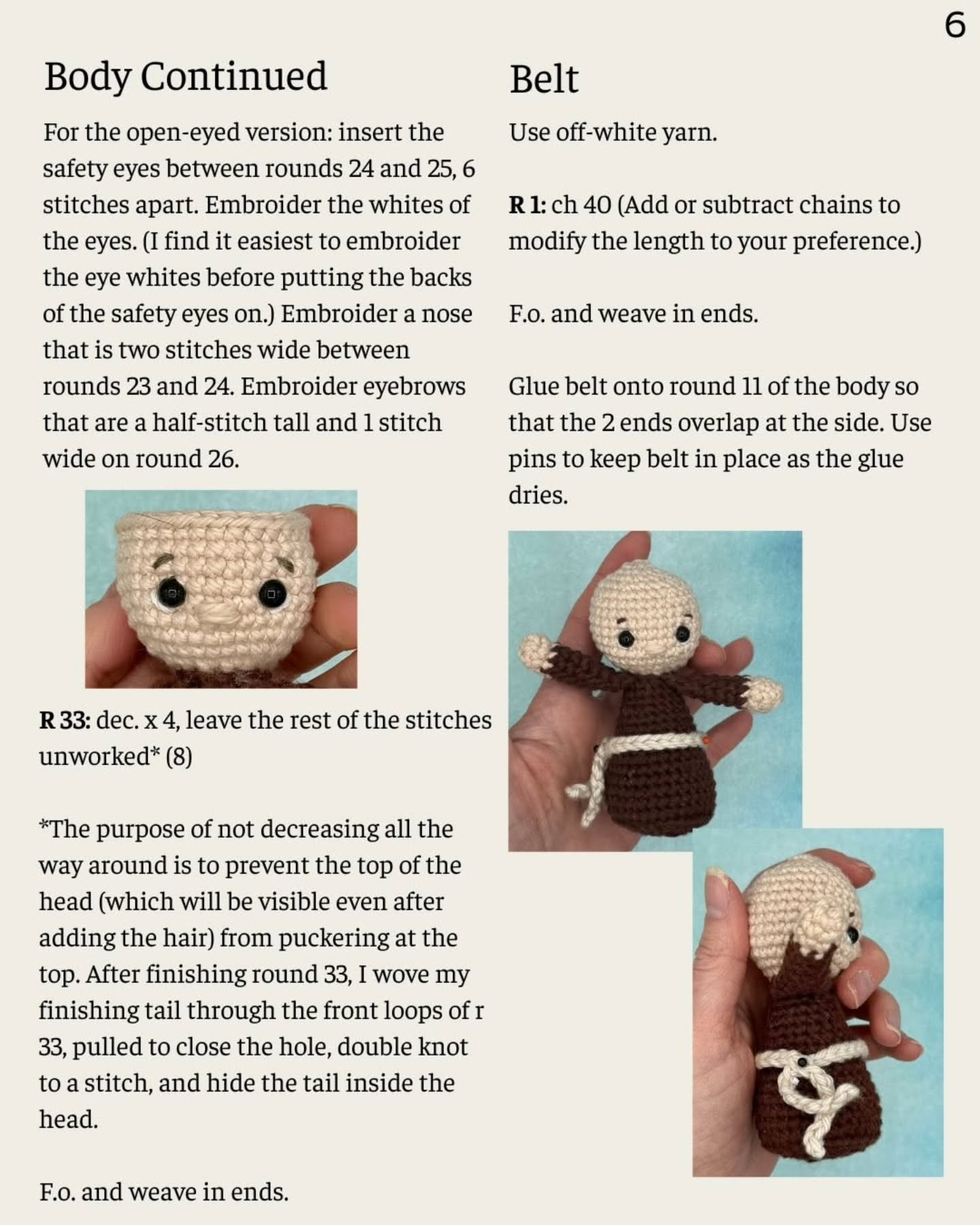 Amigurumi Saint Francis with Animals Crochet Pattern