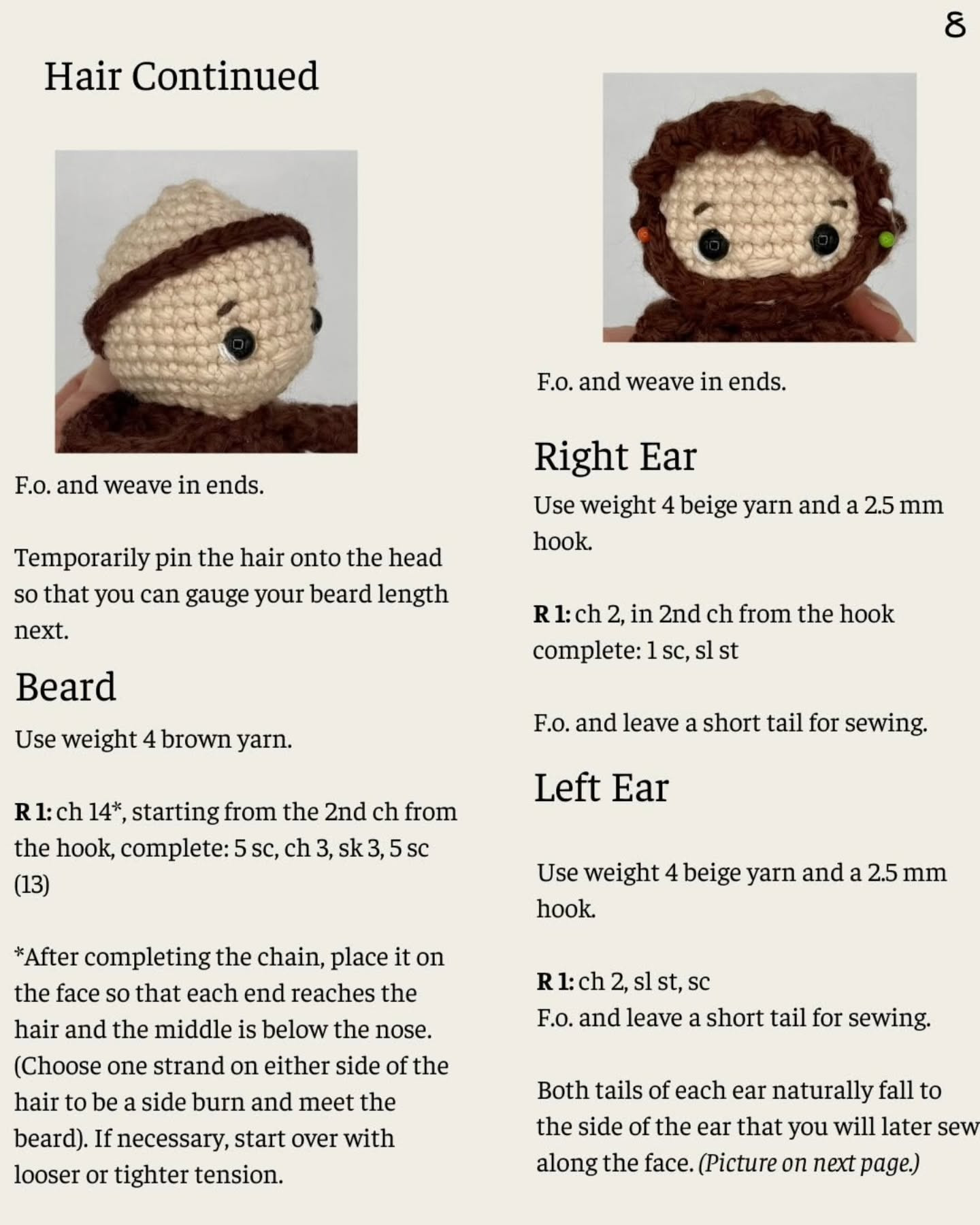 Amigurumi Saint Francis with Animals Crochet Pattern