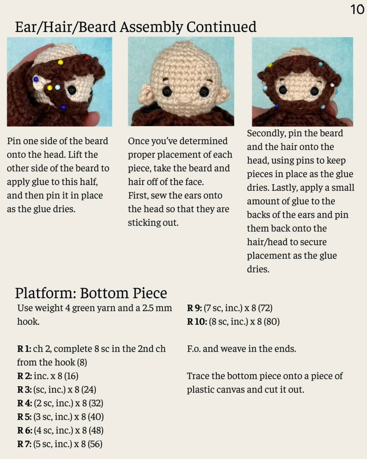 Amigurumi Saint Francis with Animals Crochet Pattern