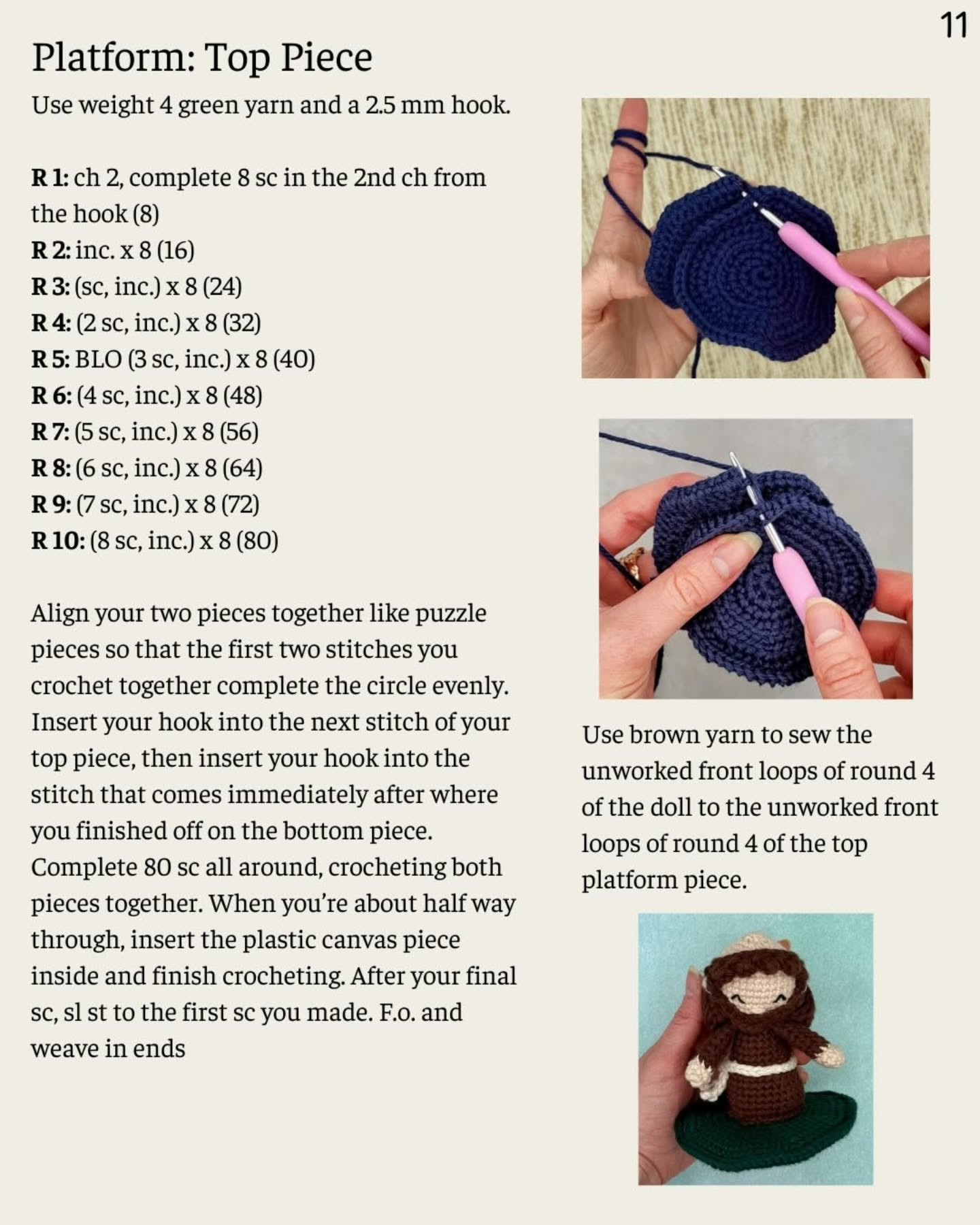 Amigurumi Saint Francis with Animals Crochet Pattern