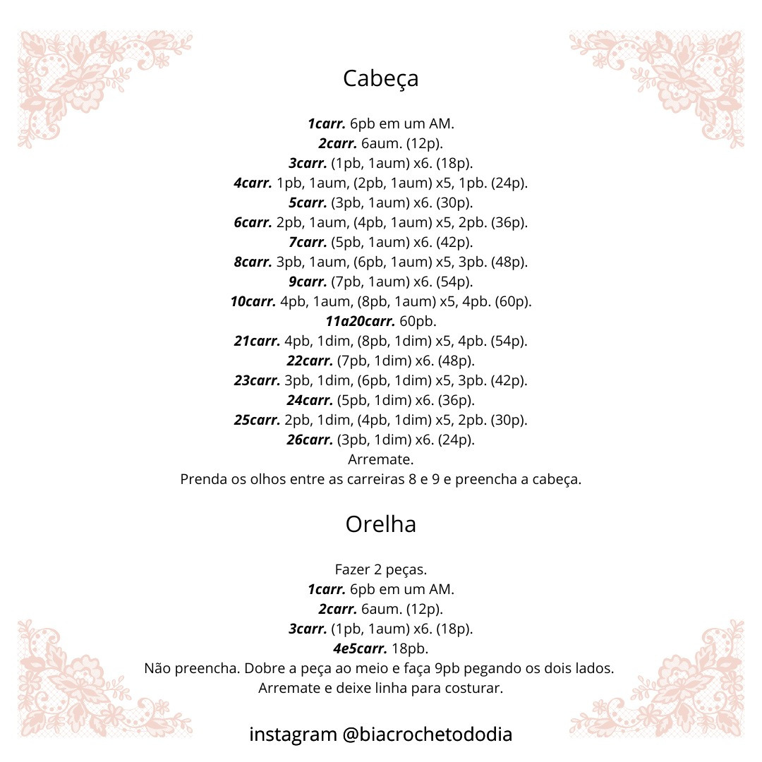 Amigurumi Urso Teddy: Padrão de Crochê para Iniciantes