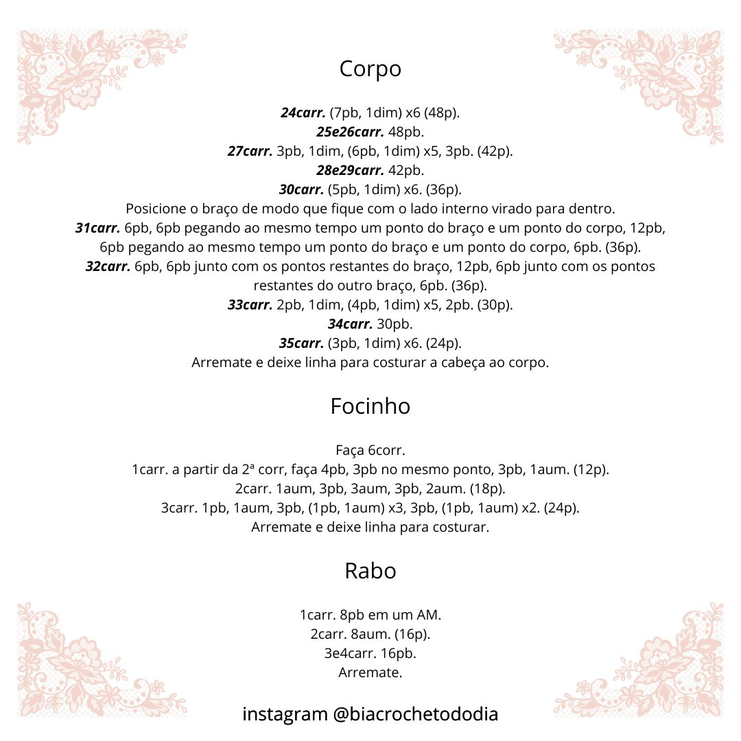 Amigurumi Urso Teddy: Padrão de Crochê para Iniciantes