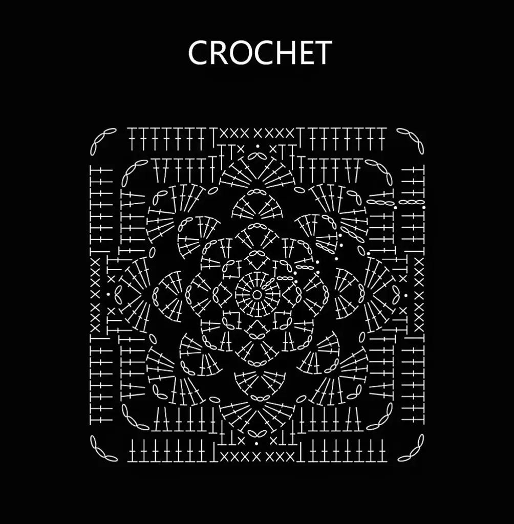 Another Snowflake Granny Square