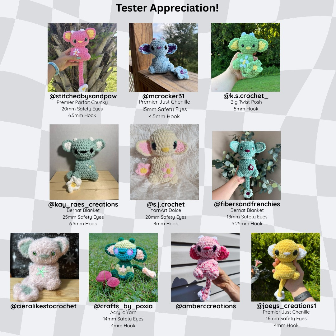 Azalea the Adorable Floral Crochet Creature