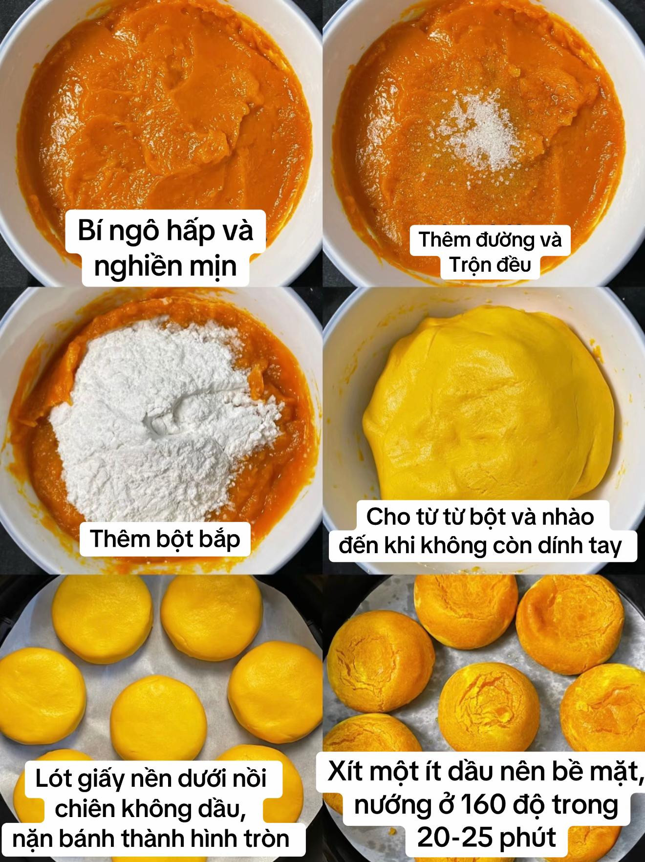 Bánh Bí Ngô Nướng Giòn Thơm Khỏe Mạnh