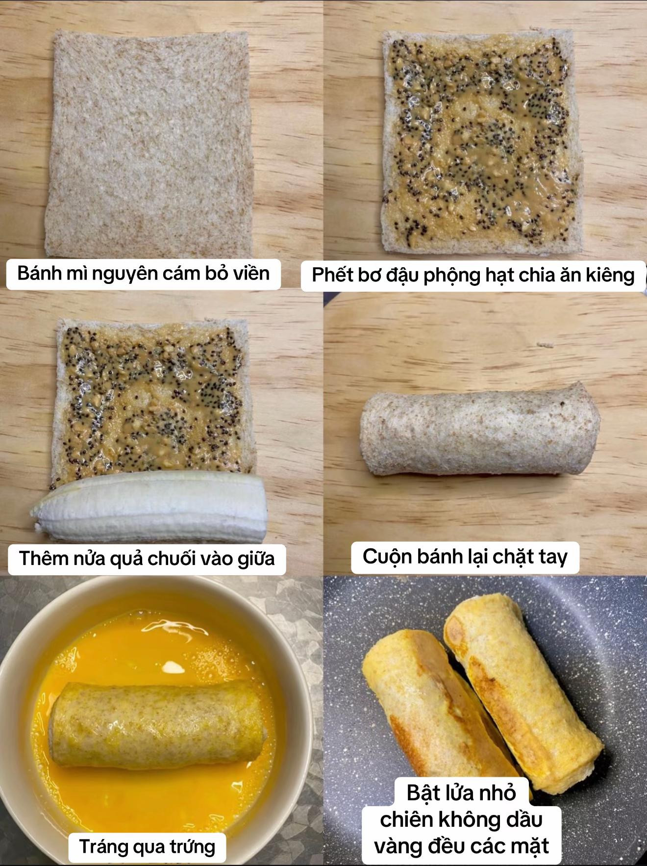 Bánh chuối healthy