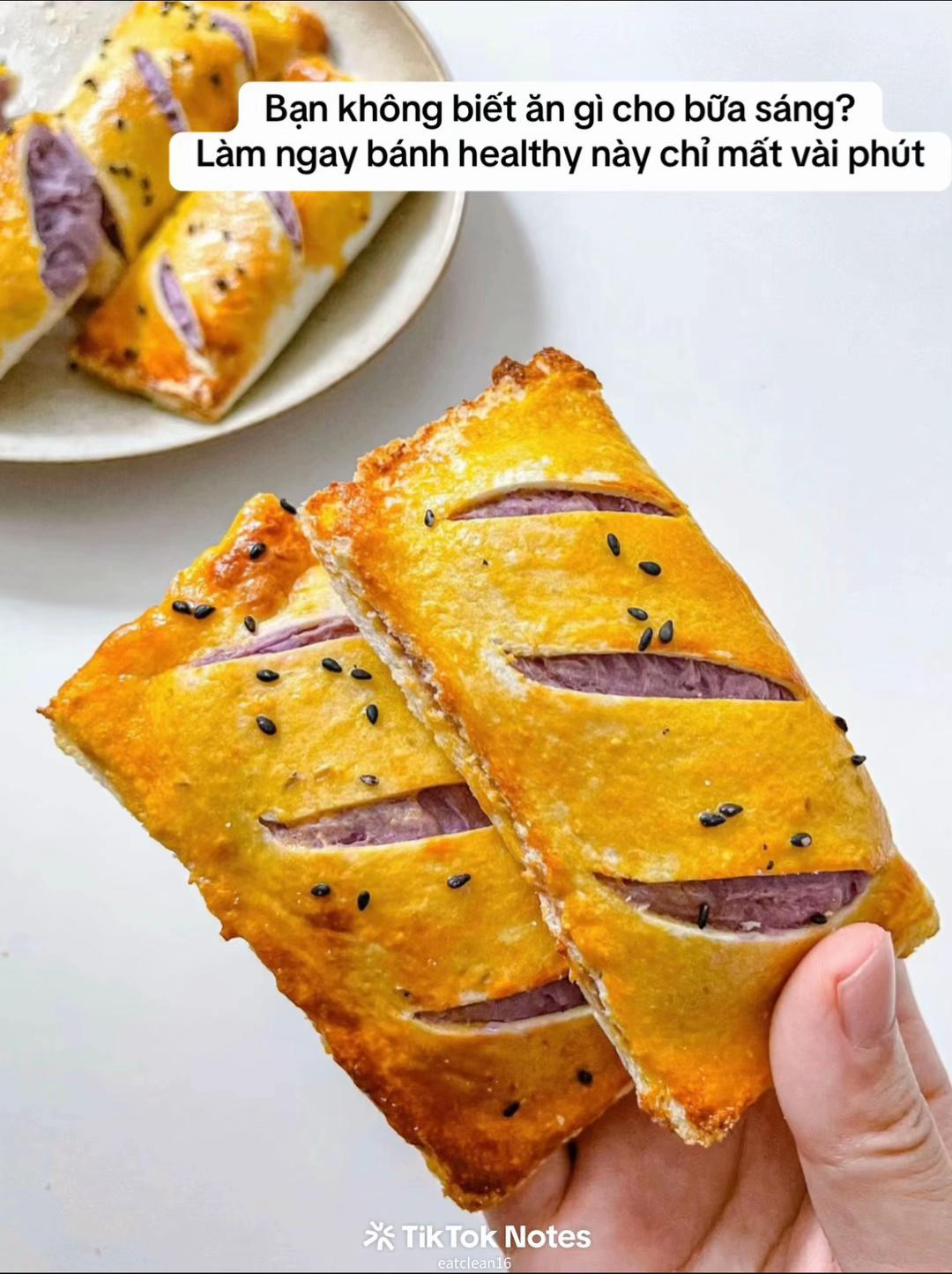 Bánh khoai môn healthy