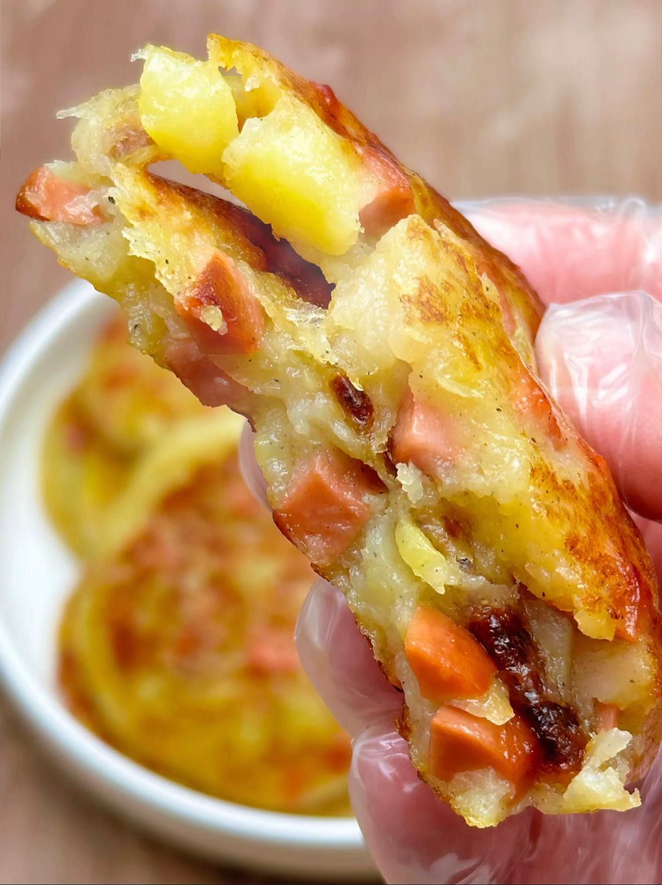 Bánh khoai tươi mát, giòn ngon cho sức khỏe