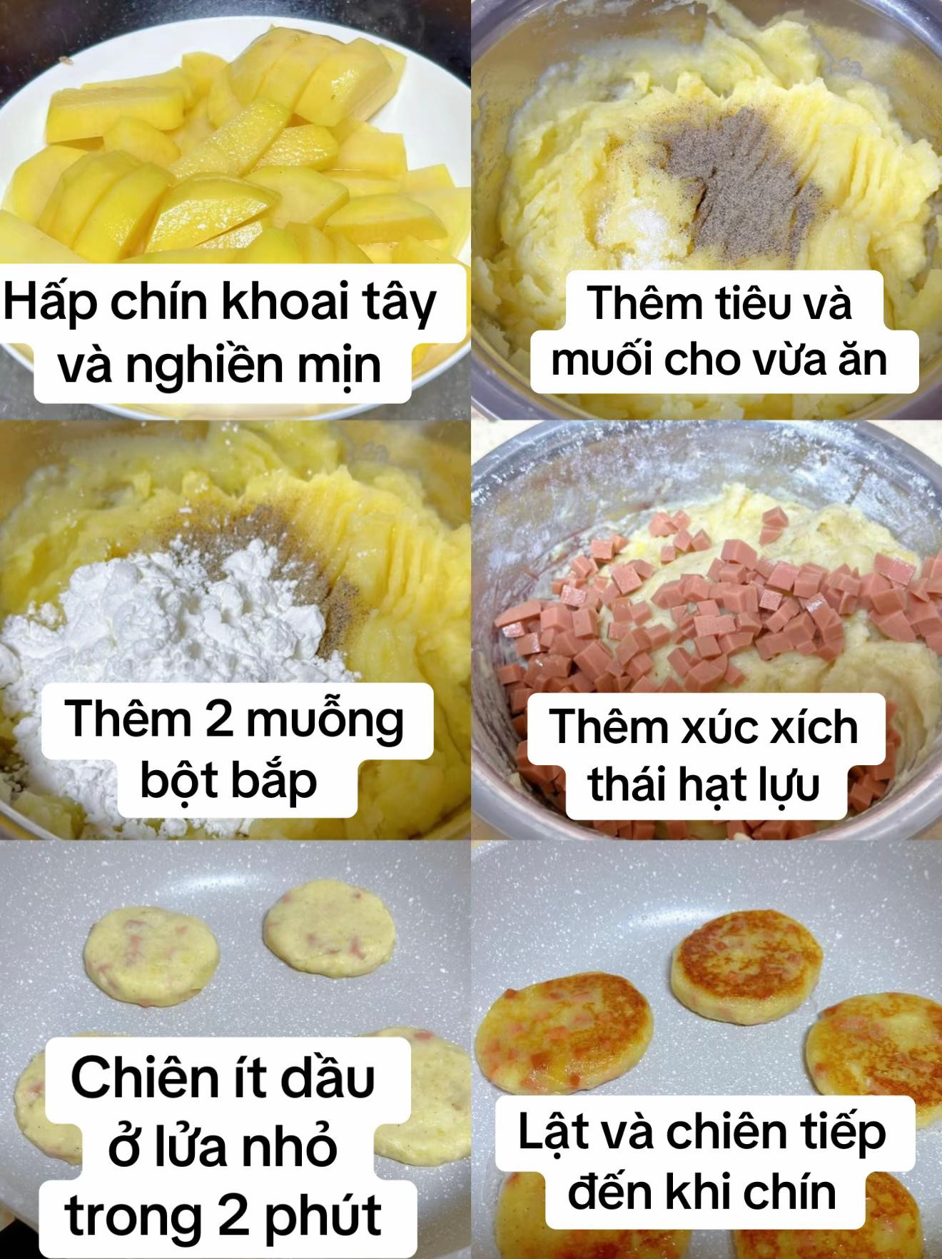 Bánh khoai tươi mát, giòn ngon cho sức khỏe