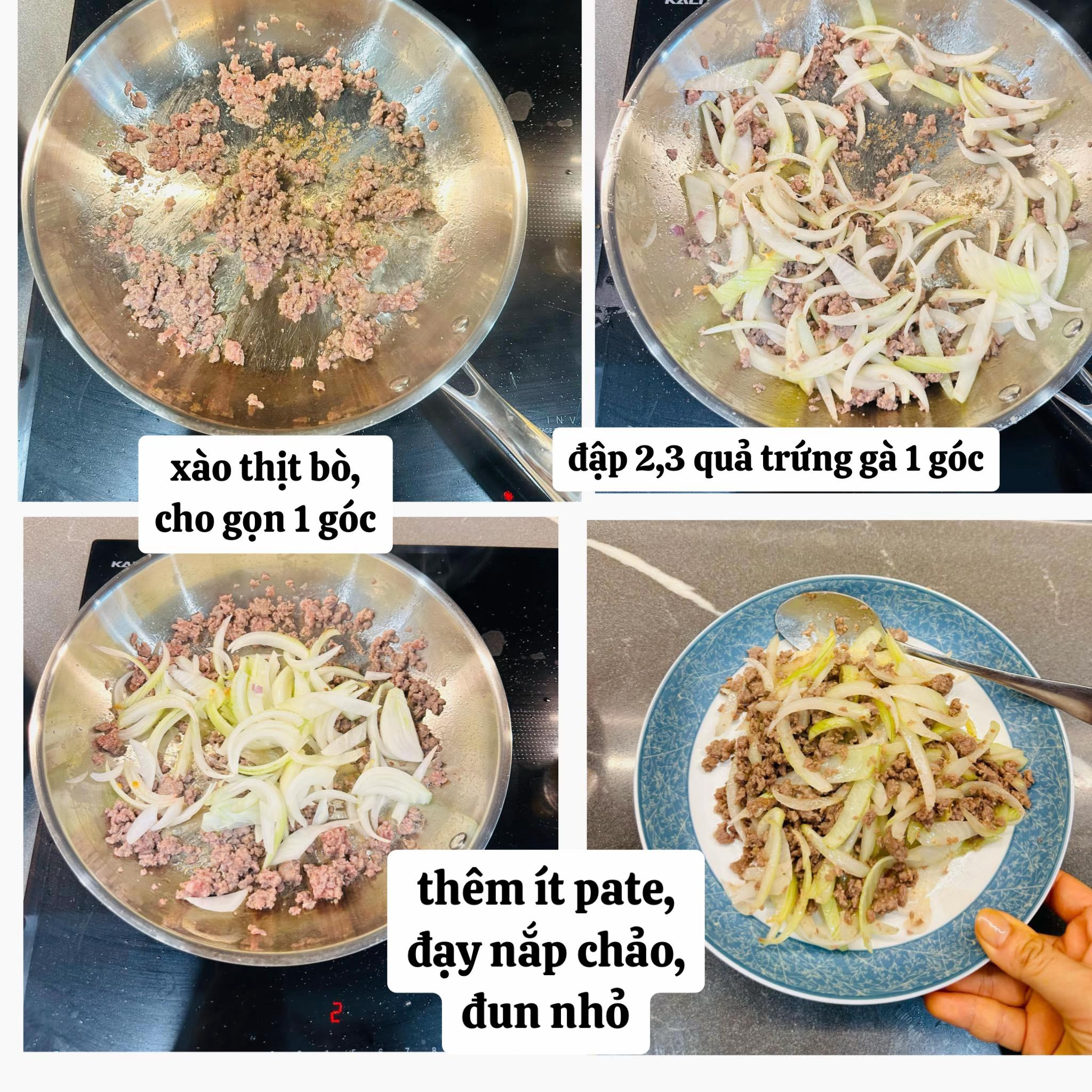 BÁNH MÌ CHẢO TẠI GIA