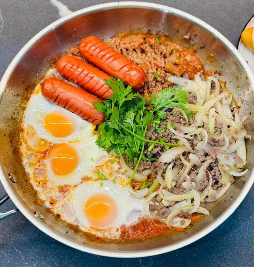 BÁNH MÌ CHẢO TẠI GIA