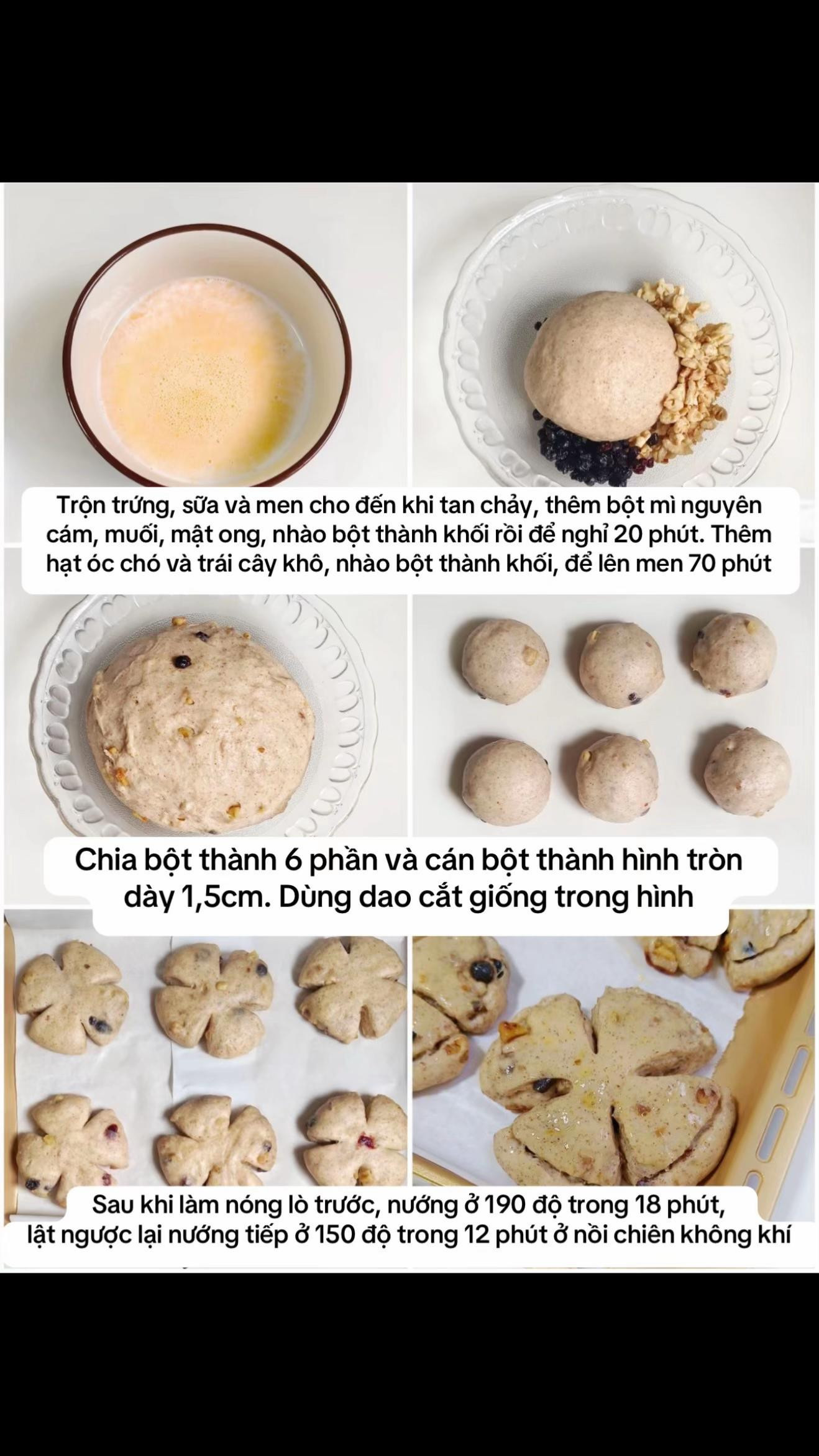 Bánh mì nguyên cám óc chó