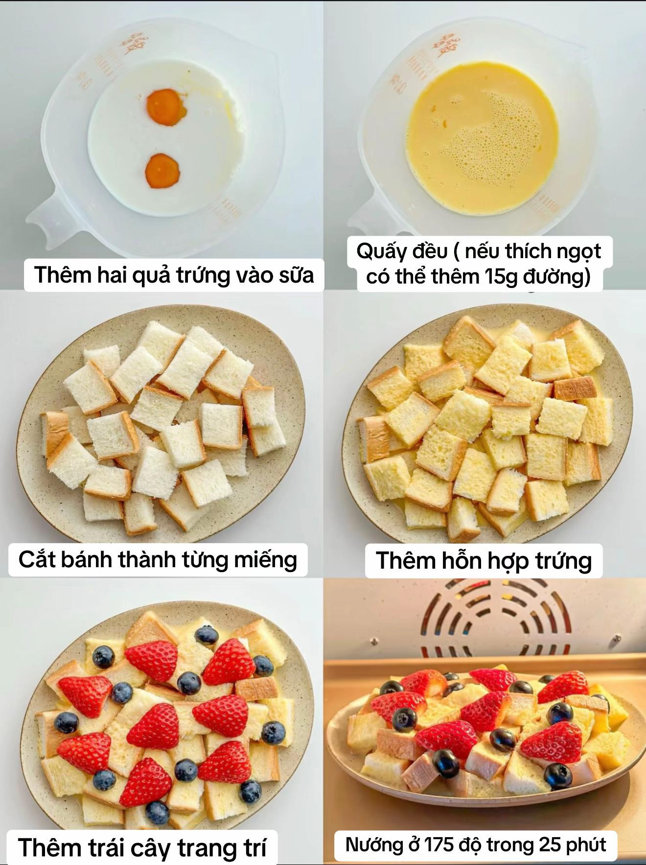 Bánh Mì Trái Cây Nướng Ngon Lành Cho Bữa Sáng